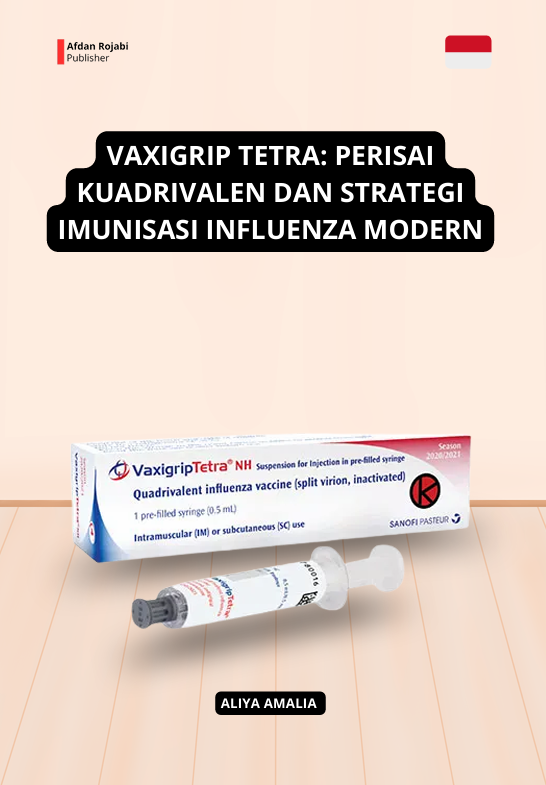 Cover buku VAXIGRIP TETRA: PERISAI KUADRIVALEN  DAN STRATEGI IMUNISASI INFLUENZA  MODERN 